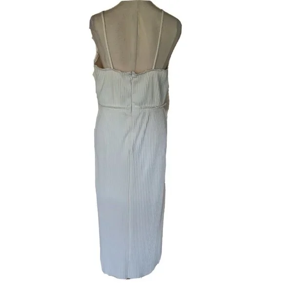 Bec And Bridge Sleeveless Pleated Midi Dress Sz 10 - Picture 2 of 4